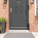 Vidaxl zelfklevende deurborstels 2 st wit 100 cm aluminium legering
