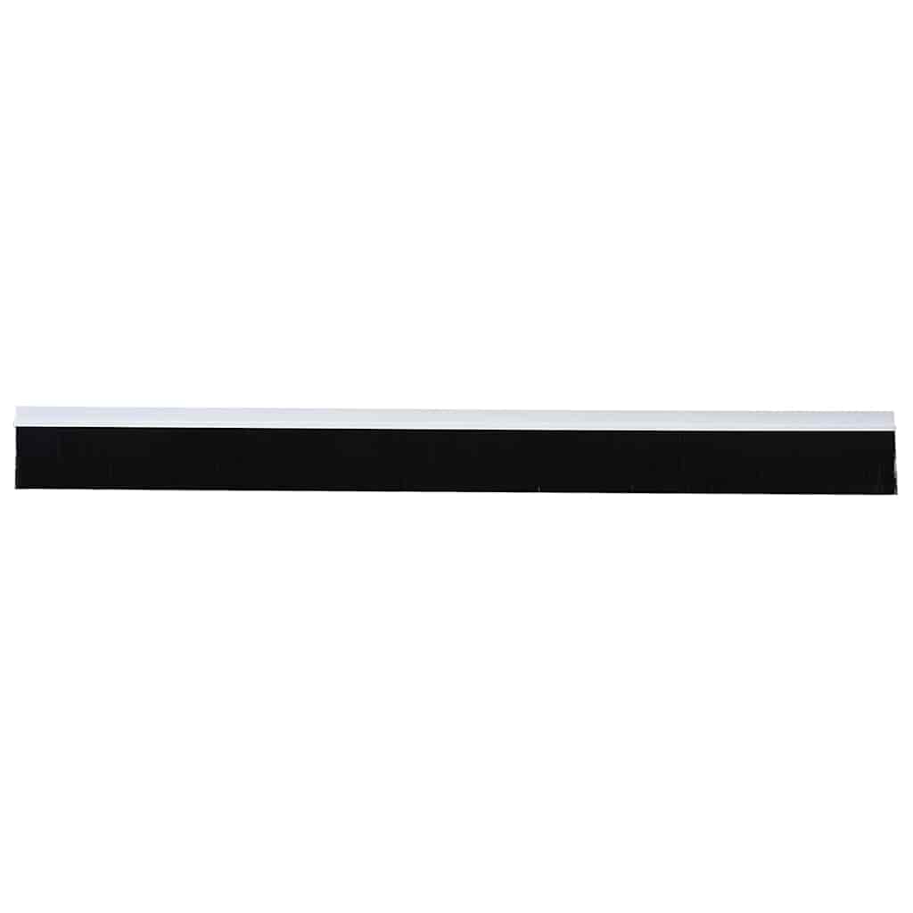 Vidaxl zelfklevende deurborstels 6 pcs wit 100 cm aluminium legering