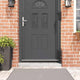 Vidaxl zelfklevende deurborstels 12 st wit 100 cm aluminium legering