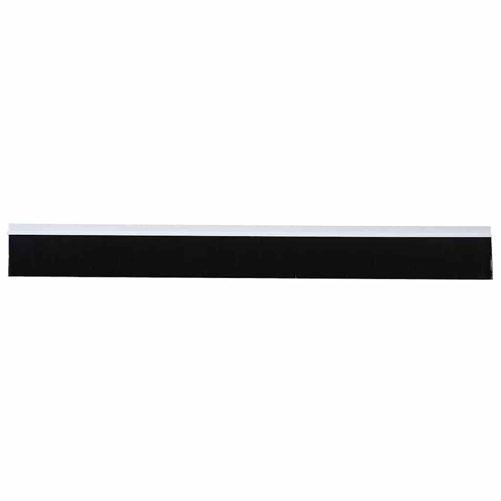 Vidaxl zelfklevende deurborstels 12 pcs wit 100 cm aluminium legering