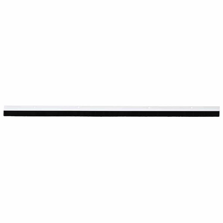 Vidaxl schroefbare deurborstelafsluitingen 2 pcs wit 100 cm