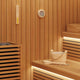 Vidaxl sauna accessoire set 4 st bruin massief vurenhout en hennep