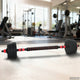 Vidaxl 2-in-1 halter-barbell set 30kg zwart en rood
