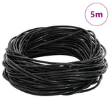Vidaxl leren koord 1 zwart ø2 mm x 5 m leer - afbeelding 2