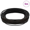 Vidaxl leren koord donkerbruin ø1,5 mm x 5 m leer