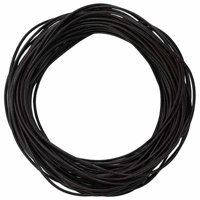 Vidaxl leren koord donkerbruin ø1,5 mm x 5 m leer