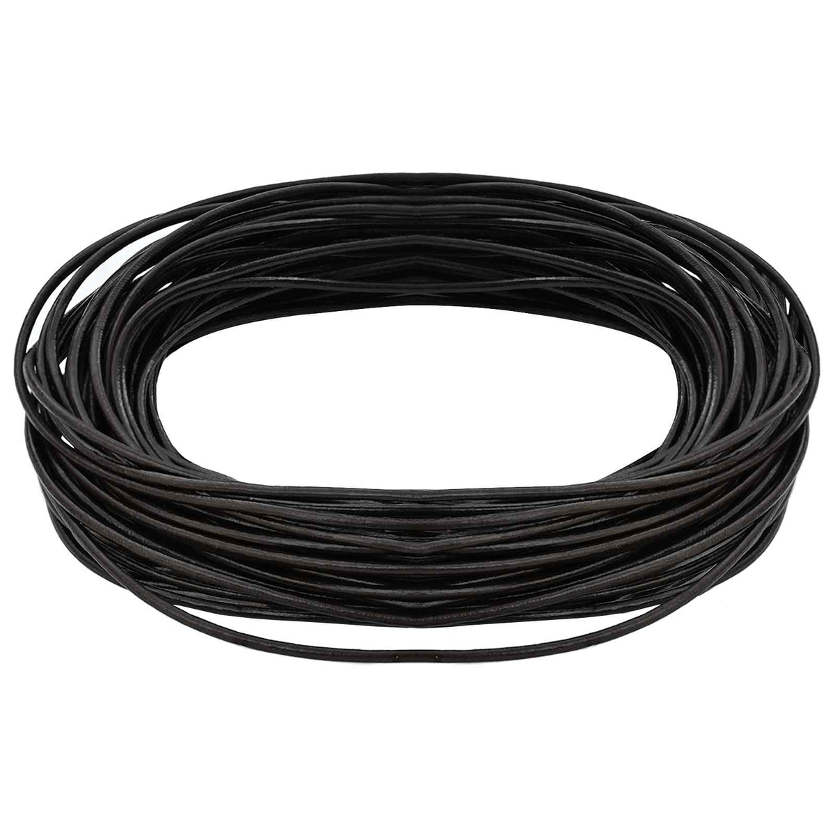 Vidaxl leren koord 1 donkerbruin ø2 mm x 10 m leer
