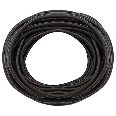 Vidaxl leren koord donkerbruin ø4 mm x 10 m leer