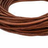 Vidaxl leren koord licht bruin ø2,5 mm x 50 m leer