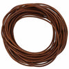 Vidaxl leren koord licht bruin ø3 mm x 10 m leer