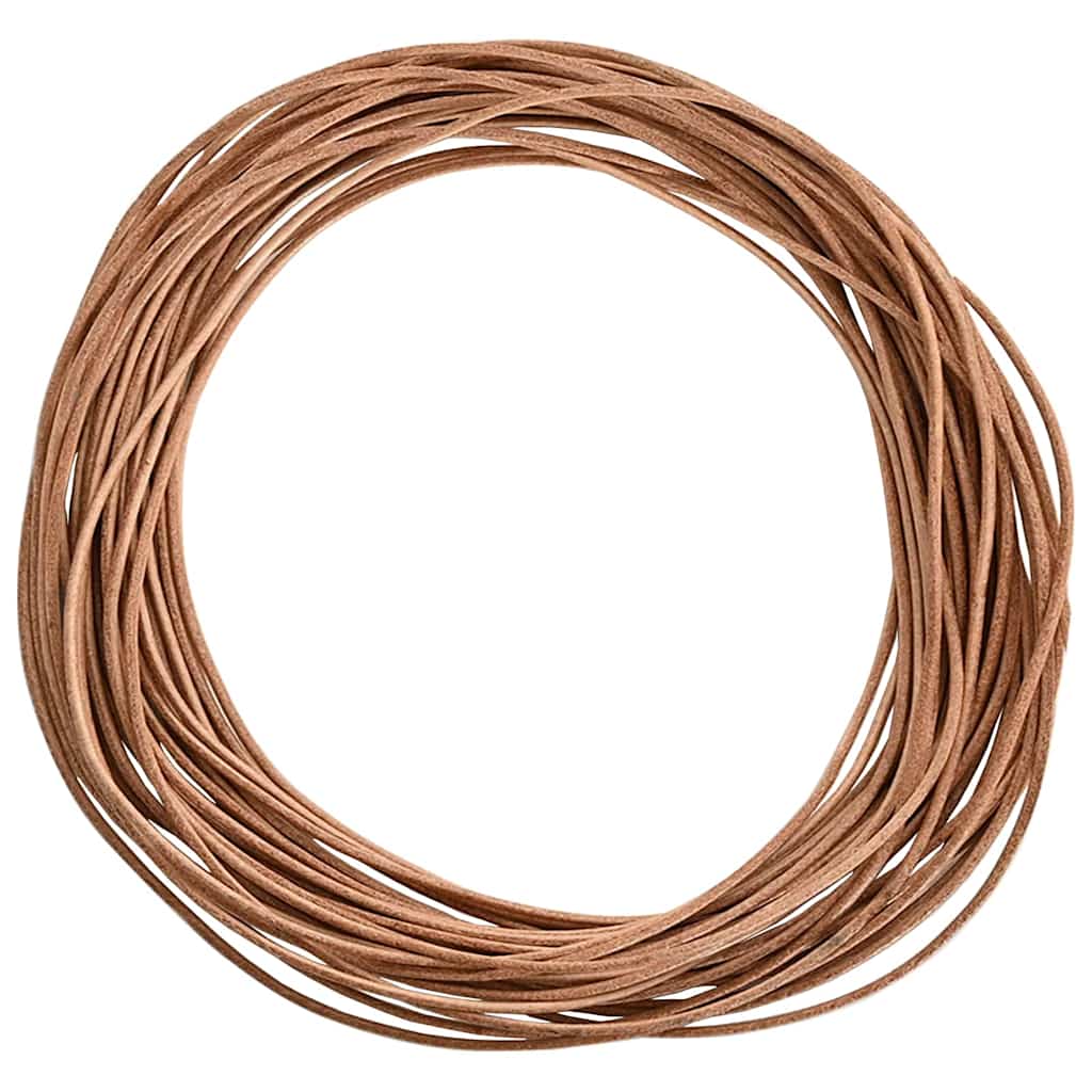 Vidaxl leren koord bruin ø1 mm x 10 m leer