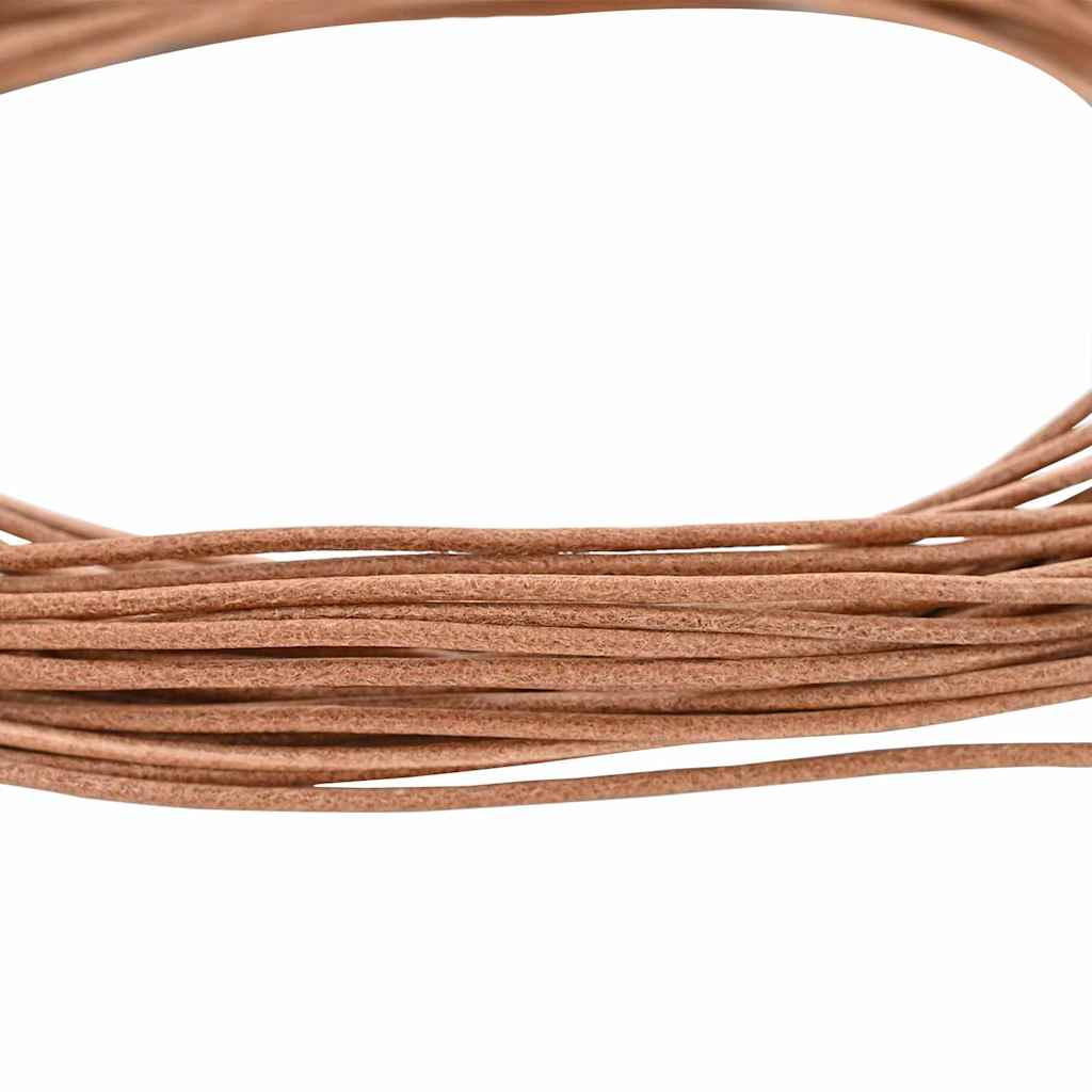 Vidaxl leren koord bruin ø1 mm x 50 m leer