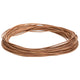 Vidaxl leren koord 1 bruin ø1 mm x 50 m leer