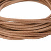 Vidaxl leren koord bruin ø4 mm x 5 m leer