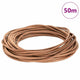 Vidaxl leren koord bruin ø4 mm x 50 m leer