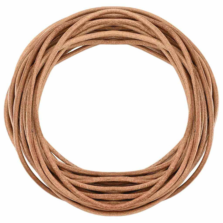 Vidaxl leren koord bruin ø4 mm x 50 m leer