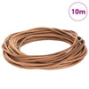 Vidaxl leren koord bruin ø5 mm x 10 m leer