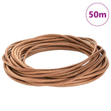 Vidaxl leren koord 1 bruin ø5 mm x 50 m leer - afbeelding 2