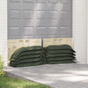 Vidaxl zandzakken 25 pcs donkergroen 120 x 27 cm hdpe