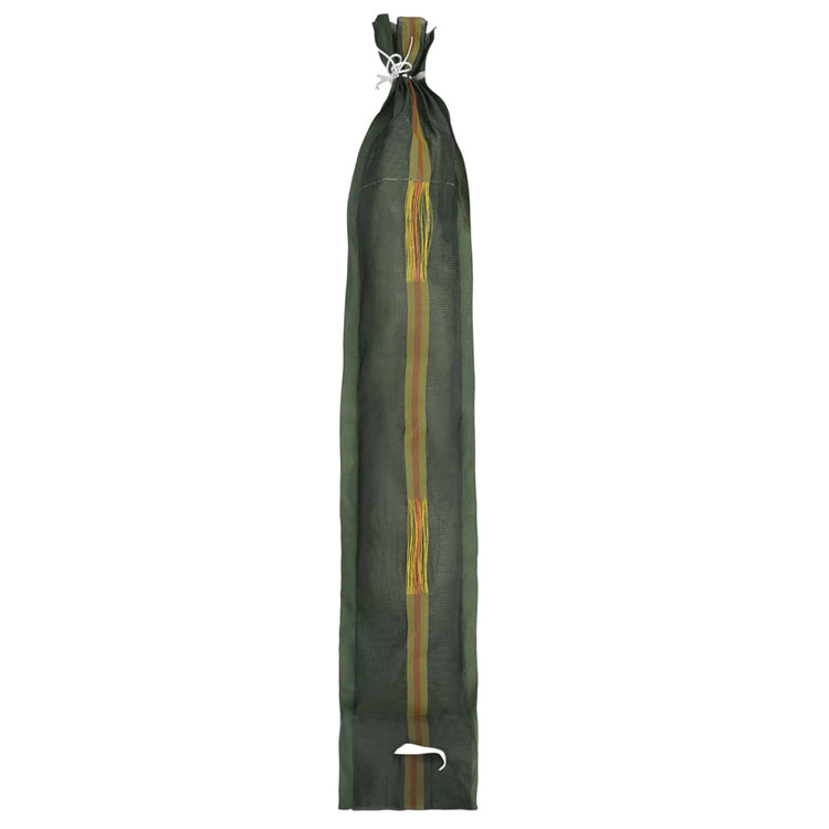 Vidaxl zandzakken 100 st donkergroen 120 x 27 cm hdpe