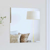 Vidaxl wandspiegel vierkant 50 x 50 cm gehard glas
