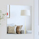 Vidaxl wandspiegel vierkant 60 x 60 cm gehard glas