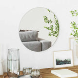 Vidaxl wandspiegel ø 40 cm gehard glas rond - afbeelding 1
