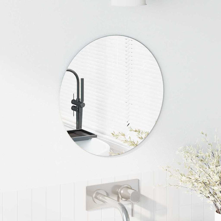 Vidaxl wandspiegel rond ø 40 cm gehard glas