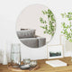 Vidaxl wandspiegel rond ø 50 cm gehard glas