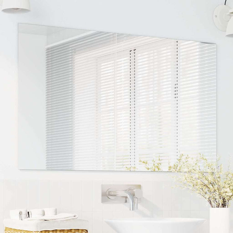 Vidaxl wandspiegel rechthoekig 100 x 60 cm gehard glas