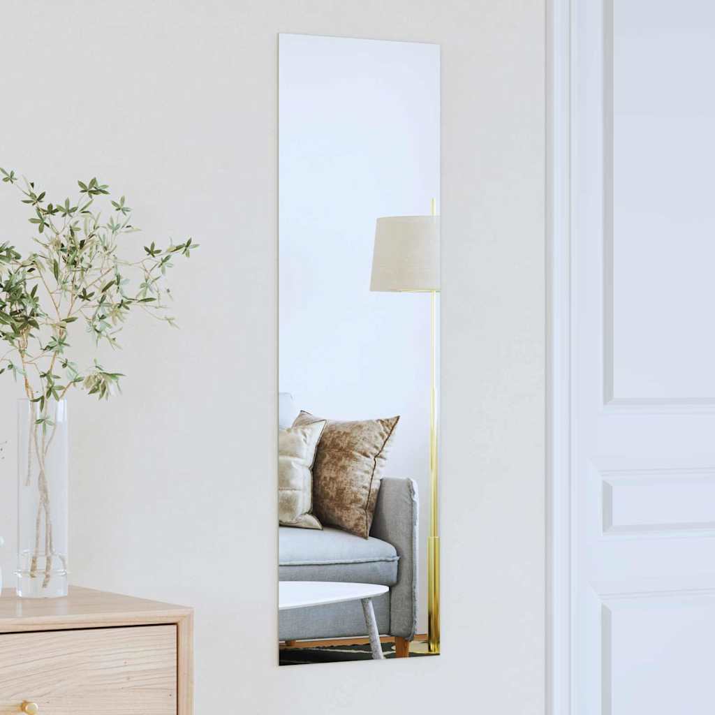 Vidaxl wandspiegel rechthoekig 30 x 100 cm gehard glas