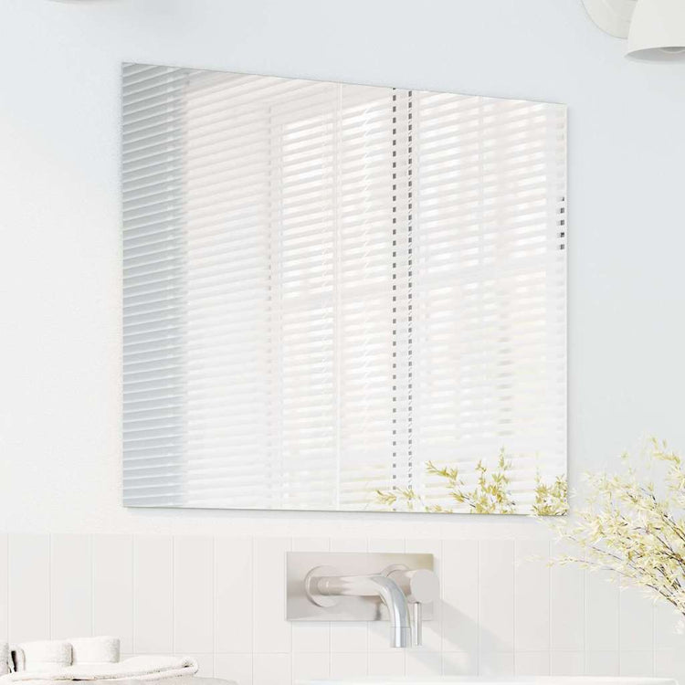 Vidaxl wandspiegel rechthoekig 50 x 60 cm gehard glas