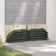 Vidaxl zandzakken 25 pcs groen 120 x 27 cm hdpe