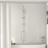 Vidaxl doucheset zilver 47 x 20 x 95 cm roestvrij staal