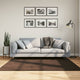 Vidaxl medium pile zachte en wasbare tapijt huarte bruin 160 x 160 cm