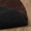 Vidaxl vloerkleden rond huarte bruin ø 80 cm polyester