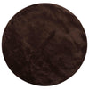 Vidaxl vloerkleden rond huarte bruin ø 160 cm polyester