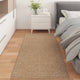 Vidaxl vloerkleden rechthoekig huarte naturel 150 x 80 cm polyester