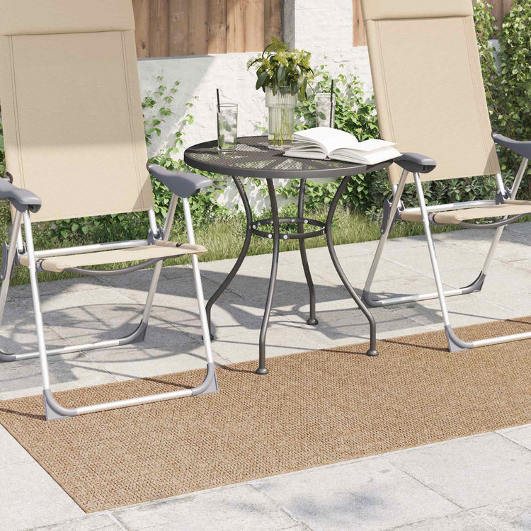 Vidaxl vloerkleden rechthoekig huarte naturel 150 x 80 cm polyester