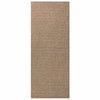 Vidaxl vloerkleden rechthoekig huarte naturel 200 x 80 cm polyester