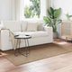 Vidaxl binnen- en buitentapijt agira naturel 200 x 140 cm polyester