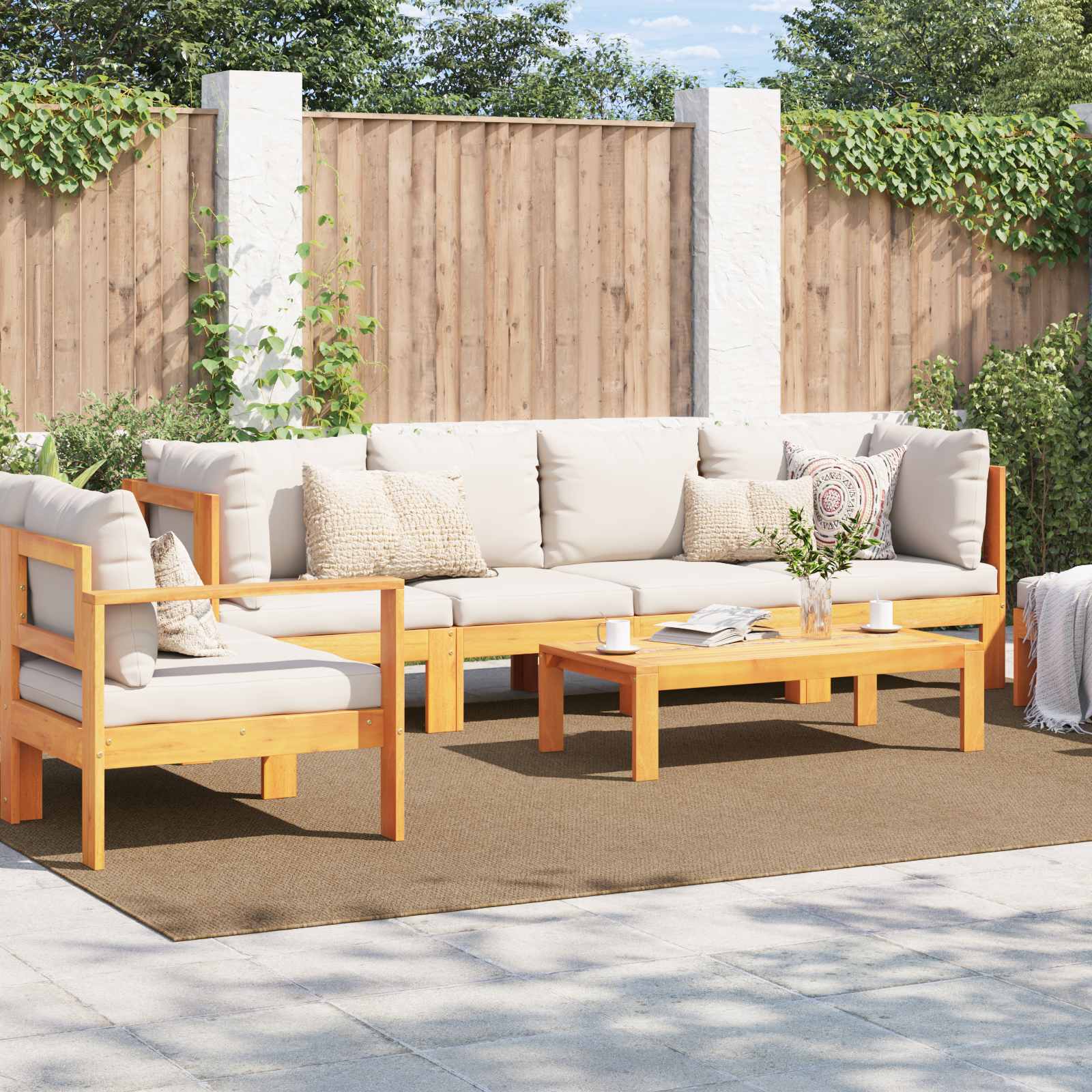Vidaxl vloerkleden rechthoekig huarte naturel 280 x 200 cm polyester