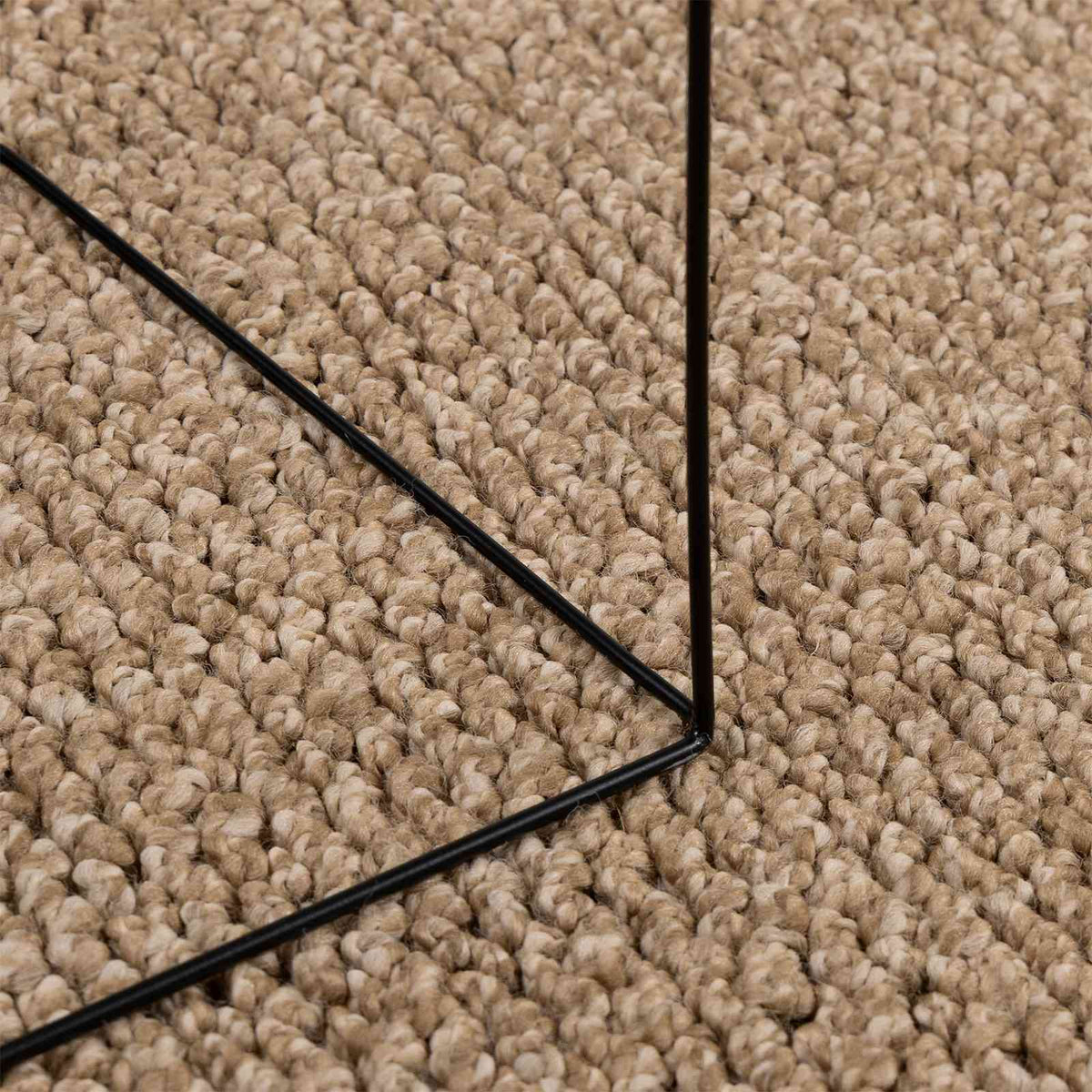 Vidaxl vloerkleden rond huarte naturel ø 200 cm polyester