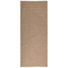 Vidaxl vloerkleden moiré huarte naturel 200 x 80 cm polyester