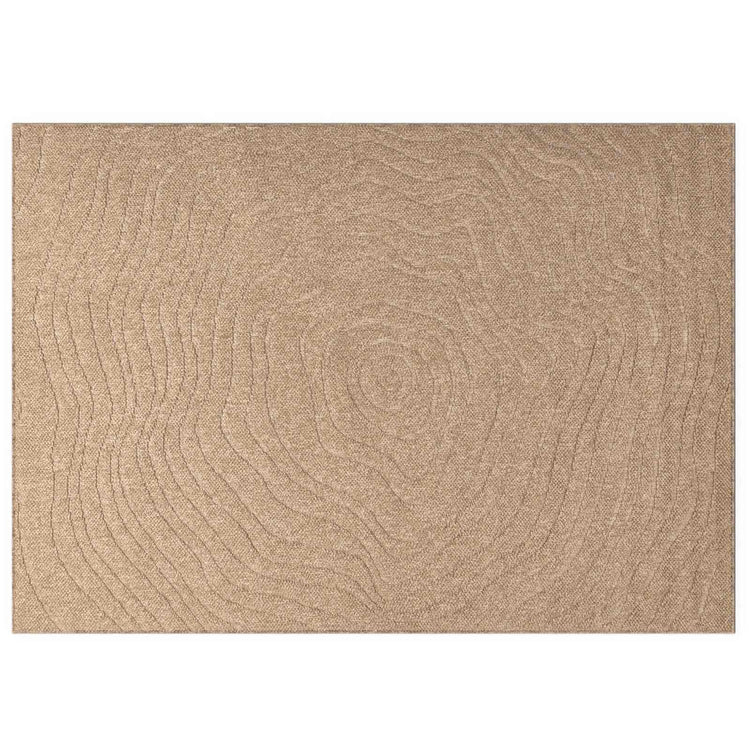 Vidaxl vloerkleden moiré huarte naturel 280 x 200 cm polyester