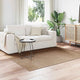Vidaxl binnen- en buitentapijt agira naturel 120 x 120 cm polyester