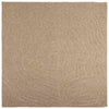 Vidaxl vloerkleden moiré vierkant huarte naturel 200 x 200 cm