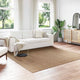 Vidaxl binnen- en buitentapijt agira naturel 240 x 240 cm polyester