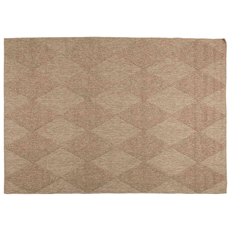 Vidaxl binnen- en buitentapijt agira naturel 200 x 140 cm polyester