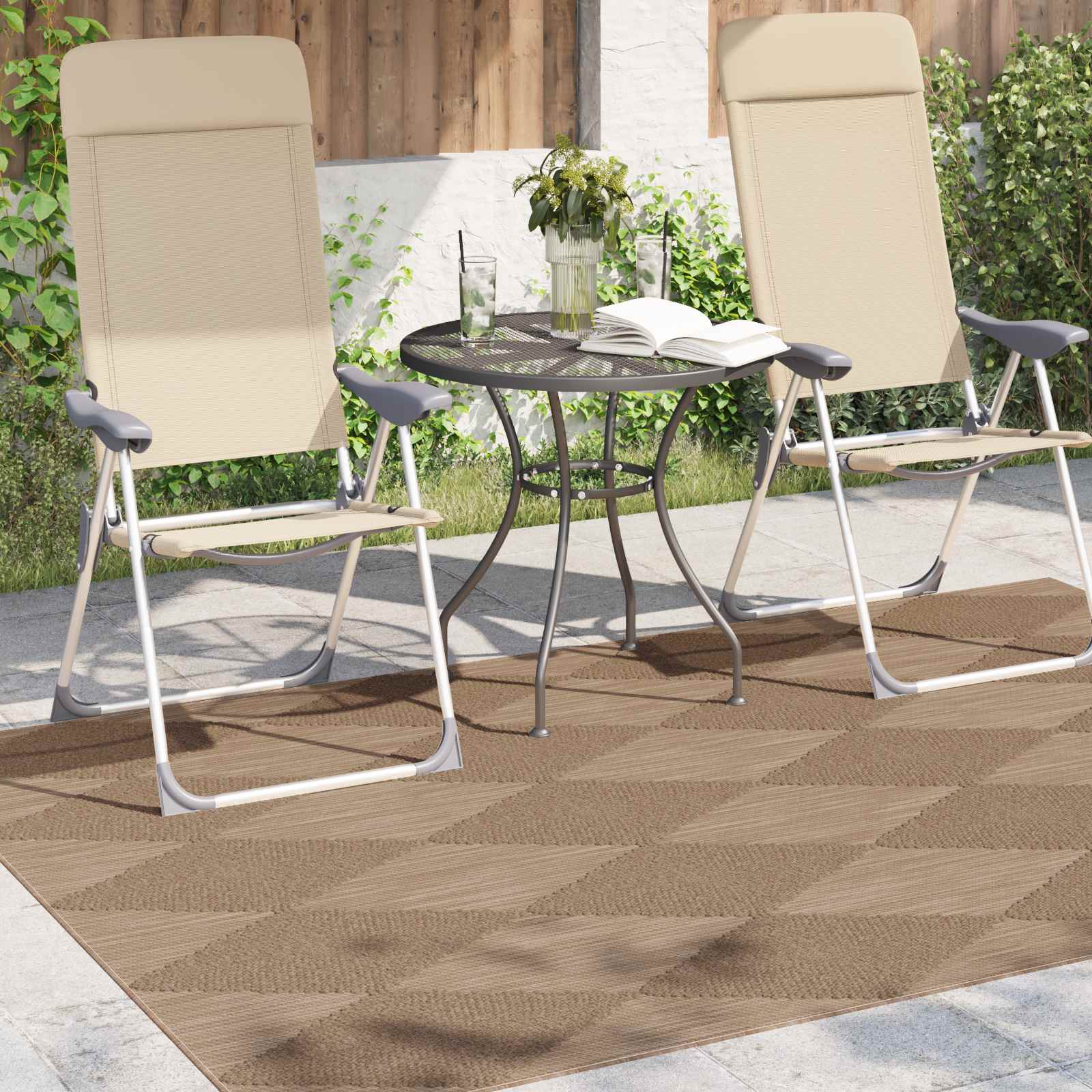 Vidaxl vloerkleden rechthoekig huarte naturel 230 x 160 cm polyester